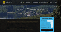 Desktop Screenshot of hotel-du-lac-neuvic.fr